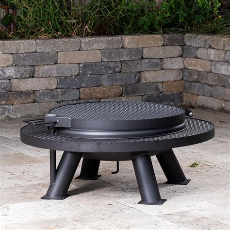 Texas Original Pits Spindletop 42-Inch Round Wood-Burning Fire Pit W ...