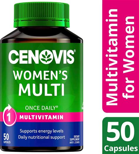 Cenovis Once Daily Multivitaminas y Minerales para Mujer 50 Cápsulas ...