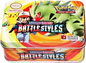 TCG Sword & Shield Battle Styles Tin Box with cards - Sword & Shield ...