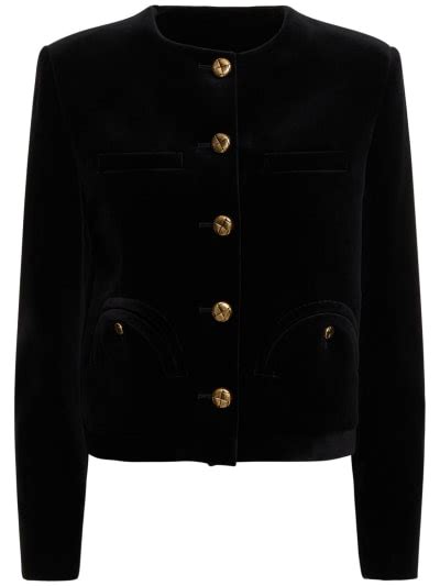 Jealousy black shamo velvet bolero - Blazé Milano - Women | Luisaviaroma