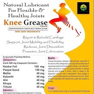 Buy Knee grease capsules (100pc) for regenerating synovial fluid in ...
