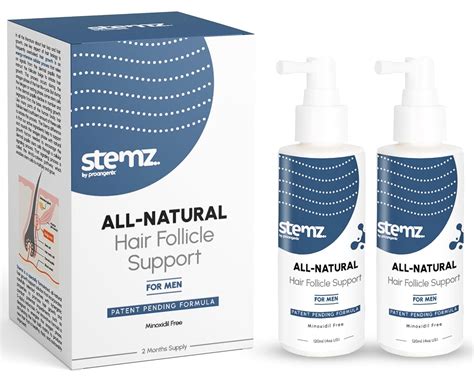 Amazon.com : Stemz for Men - Natural Alternative to Minoxidil - Ecklonia Cava, Eclipta Alba ...