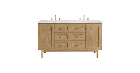 James Martin Vanities 545-V60D-LNO-3AF Laurent 60" Free Standing Double ...