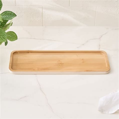 Buy Spine Kyoto Bamboo Serving Platter - 33x11.5cm from Home Centre at ...