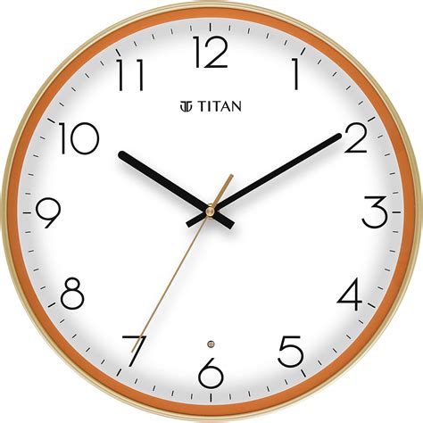 Titan Classic LED Backlit Clock with Silent Sweep : Amazon.in: Home ...