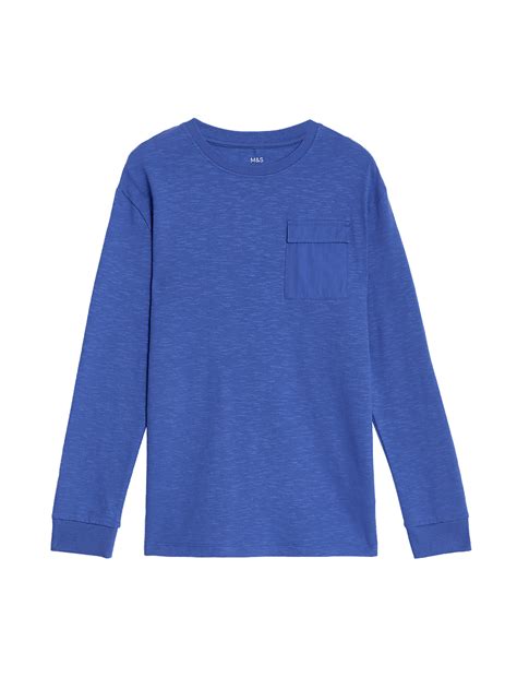 Buy Pure Cotton Textured Top (6-16 Yrs) at Marks & Spencer