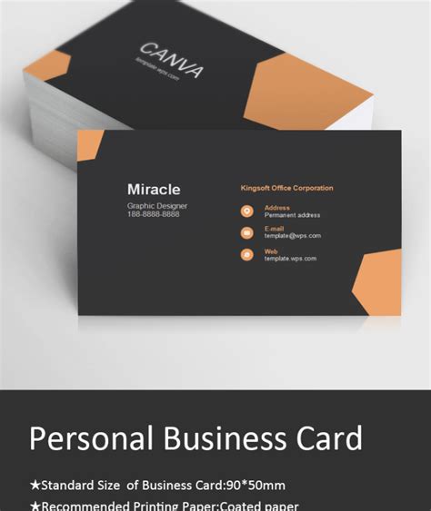Business Card Template Dimensions 的图像结果