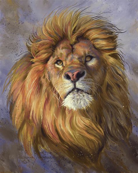 African Lion Reproduction Art 的图像结果