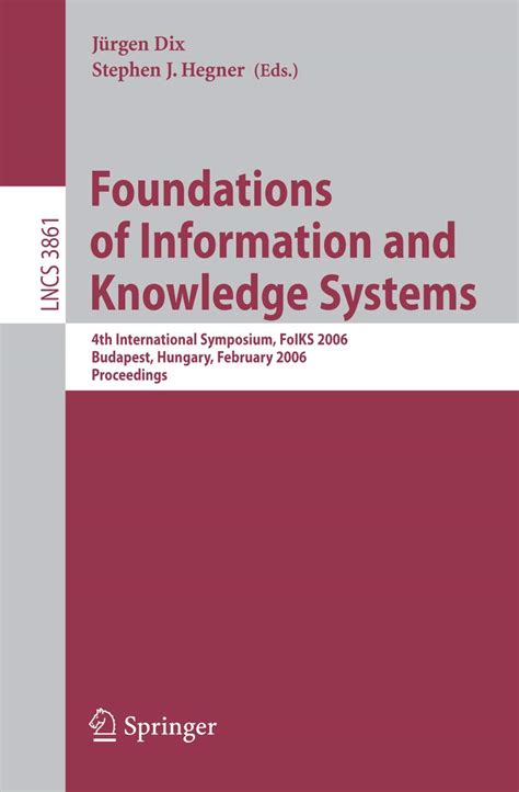 Buy Foundations of Information and Knowledge Systems: 4th International ...