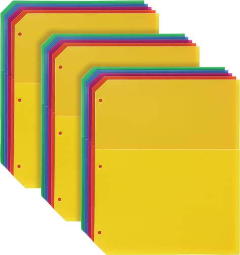 Amazon.com : Oxford Poly Binder Dividers, Durable Plastic Dividers, Set ...