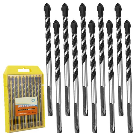 10PCS 6mm Professional Drill Bit Set for Tile, Porcelain, Ceramic ...