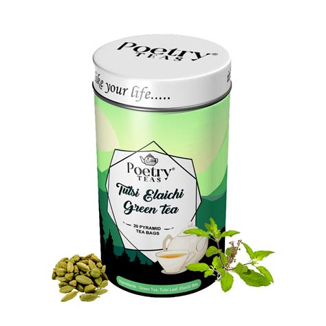 Tulsi Elaichi Green Tea – Poetry Teas India
