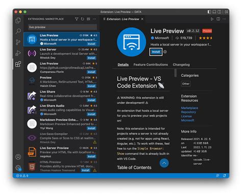 vs Code Live Preview HTML 的图像结果