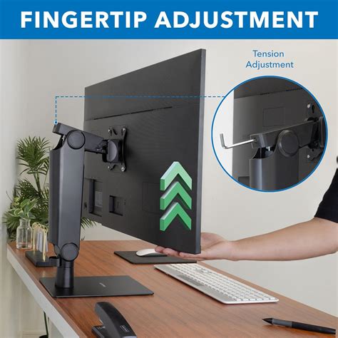 Mount-It! Freestanding Single Monitor Arm 17 to India | Ubuy