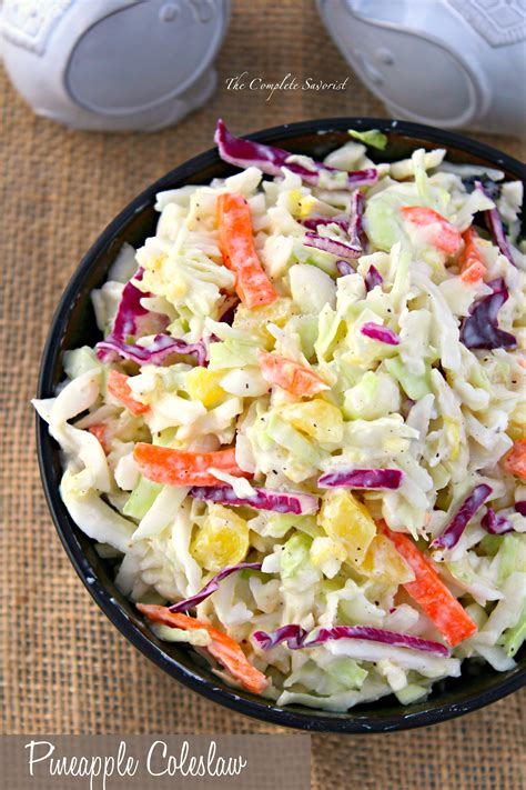 Pineapple Coleslaw - The Complete Savorist