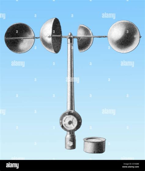 An anemometer. An anemometer is a device for measuring wind speed. This ...