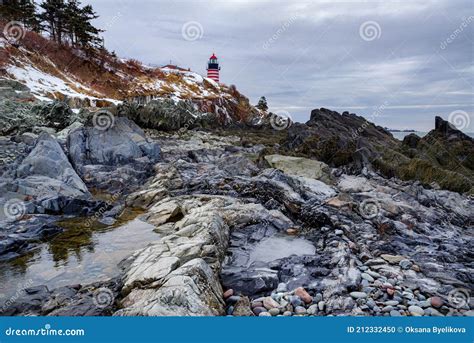 West Quoddy Head Light, Lubec, Maine, is the Easternmost Point of the ...