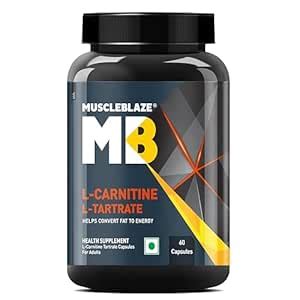 MuscleBlaze L-Carnitine L-Tartrate for Adults