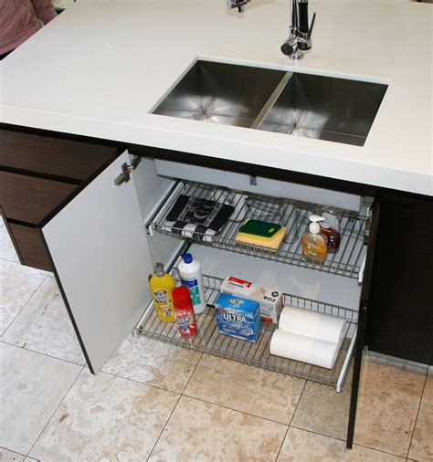 Stainless Steel Pull Out Wire Shelf For Kitchen Cabinets | Under sink ...