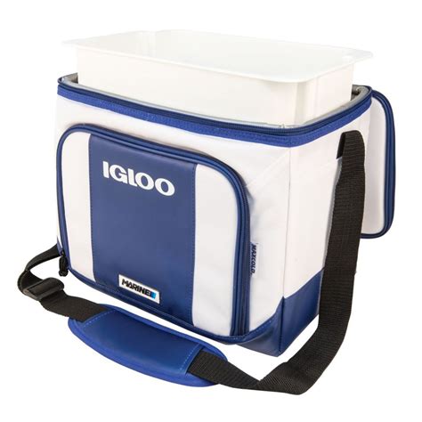 Igloo Marine Ultra HLC 24 Cooler Bag - White/Navy - TackleDirect