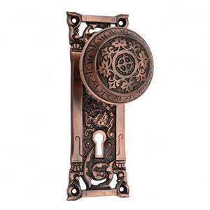 Elegant Brass Door Knobs with Plates - Adonai Hardware