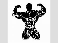 bodybuilding, powerlifting, icon ~ Illustrations 