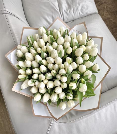 White Tulips Bouquet