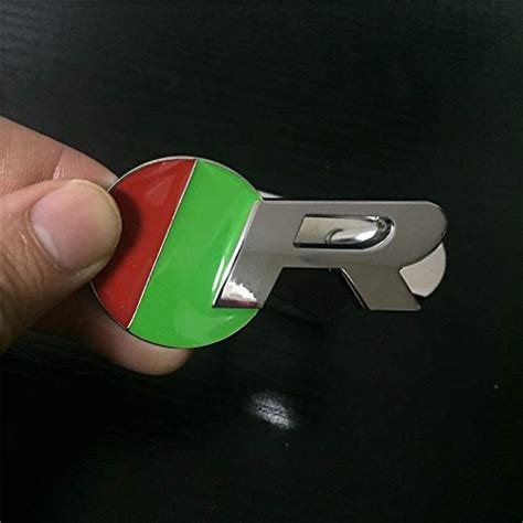 Nyscjjj Car R Emblem Auto Front Grill Grilles Badge Fit | Desertcart INDIA