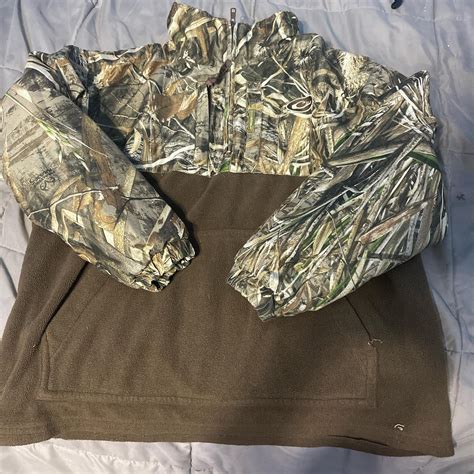 Nice drake camo hoodie no flaws great condition - Depop