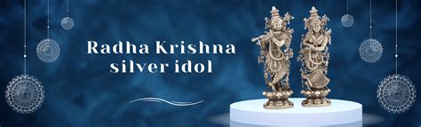925 Silver Radha Krishna Idol – Divine Love & Devotion – P S Jewellery