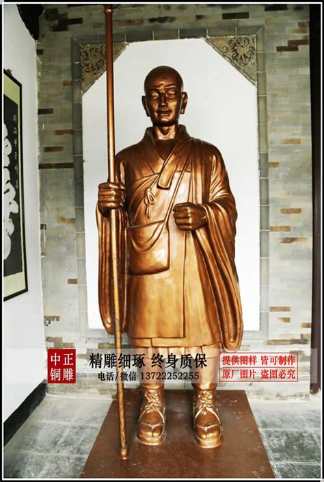 中国唐代僧人鉴真和尚铜佛像，竟是日本的国宝！_铜雕_雕塑-河北中正铜雕工艺品制作生产厂家