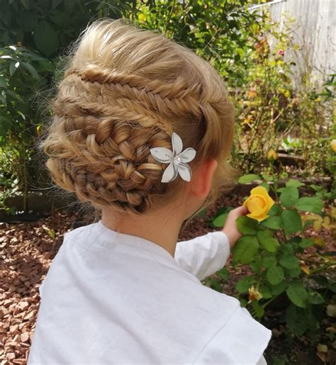 Playful Plait updo | Wedding hairstyles, Plaited updo, Hair styles