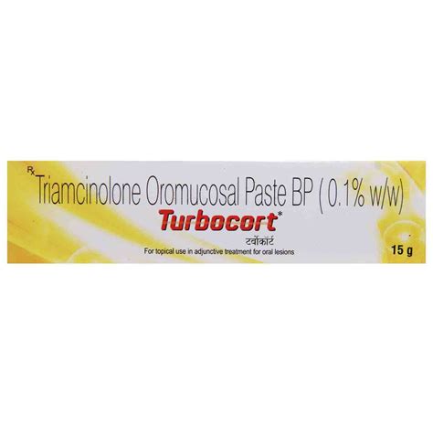 Turbocort Oromucosal Paste | Uses, Side Effects, Price | Apollo Pharmacy