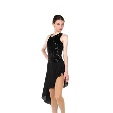 106 Sequin Chasse Dress: Black - Jerry's Skating World - Global Figure ...