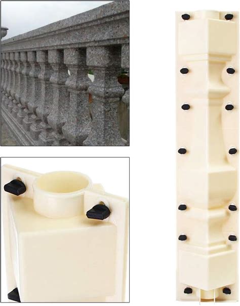 Buy QIZHI Roman Column Concrete Plaster Cement Casting Fence Railing ...