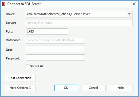 Image result for SQL Server Connection Dialog