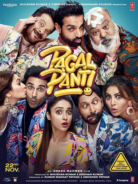Pagalpanti (2019 film) All Ratings,Reviews,Songs,Videos,Bookings and News