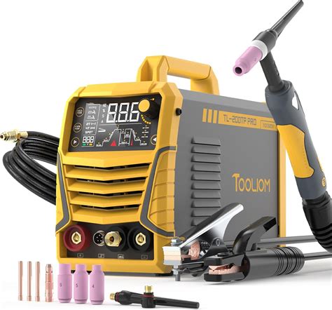 TOOLIOM Dual Voltage 200A TIG Welder, High Frequency Digital India | Ubuy