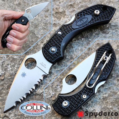 Spyderco - Dragonfly 2 Knife - Black Serrated - C28SBK2 - coltello