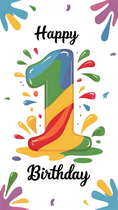 Free Download Happy 1st Birthday