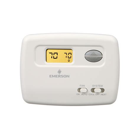 EMERSON, Heat or Cool, Manual, Low Voltage Thermostat - 3MY10|01F78 ...