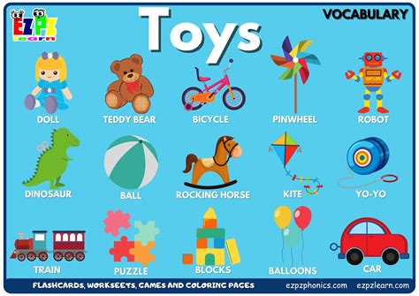 Toys Vocabulary Picture Dictionary Join Now for Free Flashcards ...