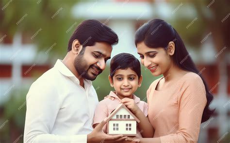 Premium Photo | 3d model of indian family dream home