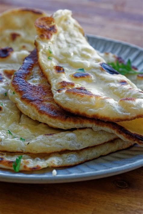 Easy Greek Yoghurt Naan Bread - Miss Molly Makes Brownies