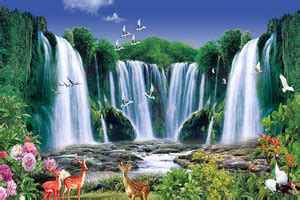 Decorative Production 90 cm x 30 cm Waterproof Nature Vinyl Wallpaper ...