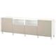 BESTÅ TV bench with doors and drawers, white/Lappviken/Stubbarp light ...