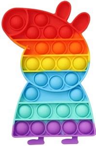 SpaceHaven Pep Pop Its Fidget Toys, Pig Push Pop Up Bubble Fidget ...