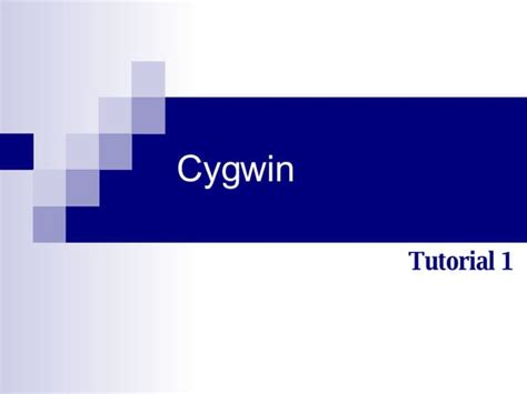 Image result for Cygwin Tutorial