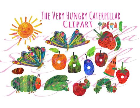 Very Hungry Caterpillar Head Clipart
