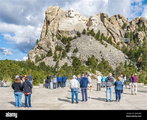 Mount Rushmore National Memorial in the Black Hills of South Dakota USA ...